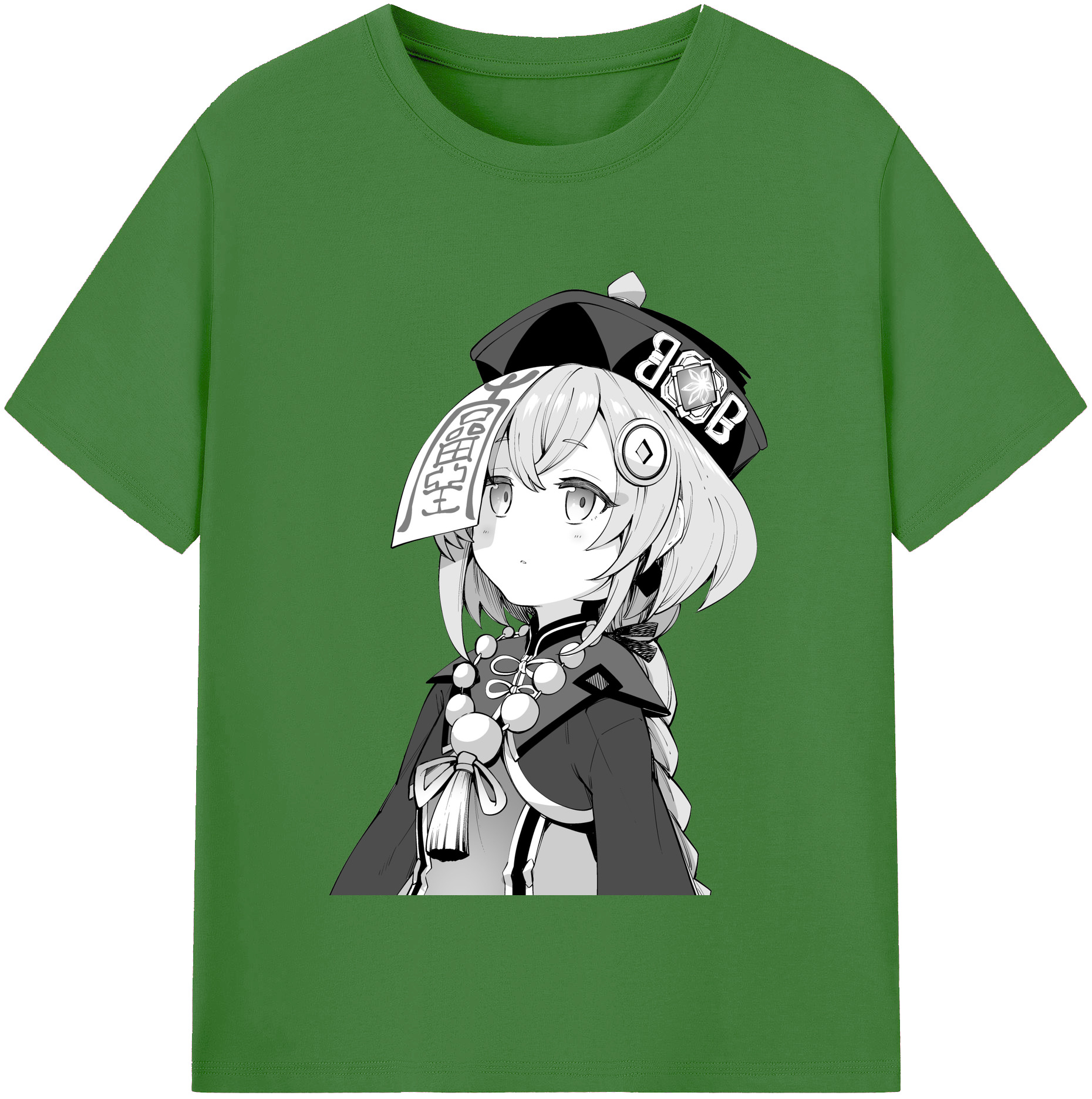 げんし神 七七 なな  genshin Nana レディースカジュアルプリントTシャツ（綿100％）